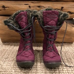 Columbia Minx Mid Vino (purple) Snow Boots